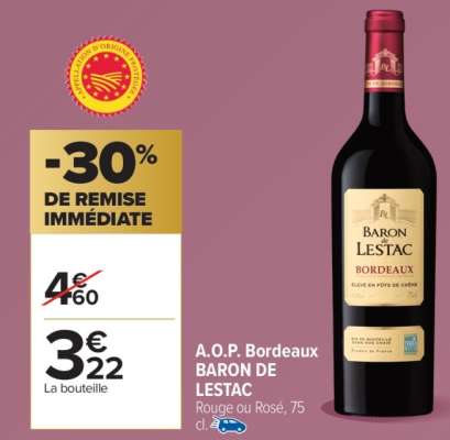A.O.P. Bordeaux BARON DE LESTAC