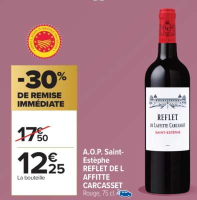 A.O.P. Saint-Estèphe REFLET DE L AFFITTE CARCASSET