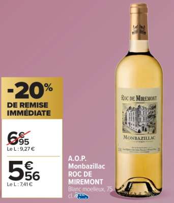 A.O.P. Monbazillac ROC DE MIREMONT