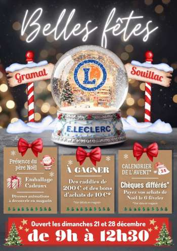 Catalogue E.Leclerc - 11/12/2025 - 31/12/2025.