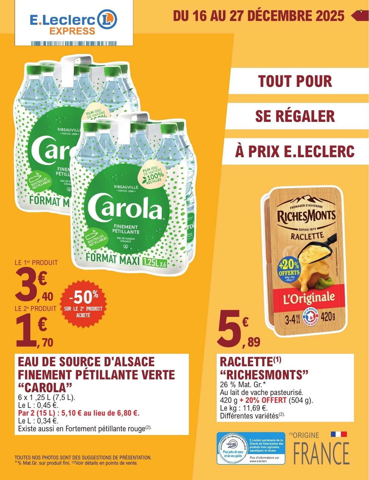 Catalogue E.Leclerc - 16/12/2025 - 27/12/2025. Page 1