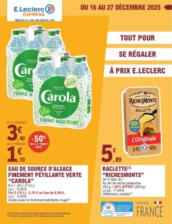 Catalogue E.Leclerc - 16/12/2025 - 27/12/2025.