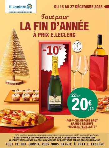Catalogue E.Leclerc - 16/12/2025 - 27/12/2025.