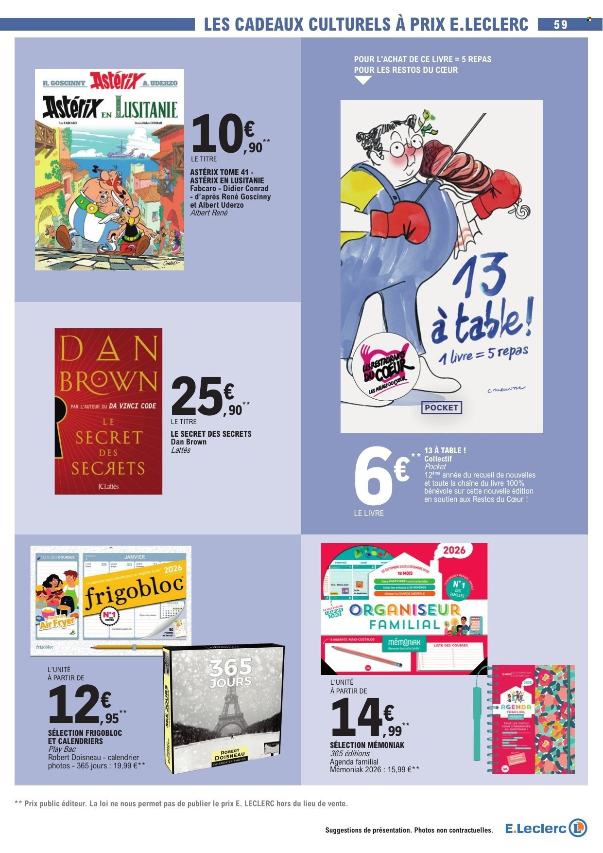 Catalogue E.Leclerc - 16/12/2025 - 27/12/2025. Page 59