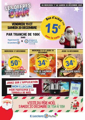 Catalogue E.Leclerc - 15/12/2025 - 20/12/2025.