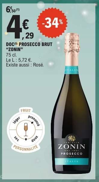 DOC Prosecco Brut "Zonin"