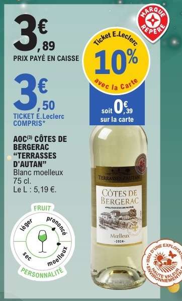 AOC CÔTES DE BERGERAC 'TERRASSES D'AUTAN'