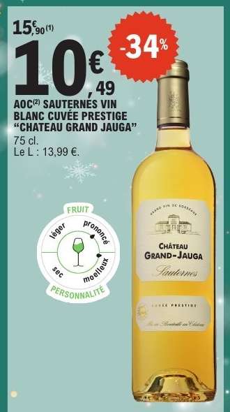 AOC Sauternes Vin Blanc Cuvée Prestige 'Chateau Grand Jauga'
