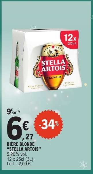 BIÈRE BLONDE STELLA ARTOIS