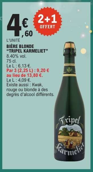 BIÈRE BLONDE 'TRIPEL KARMELIET'