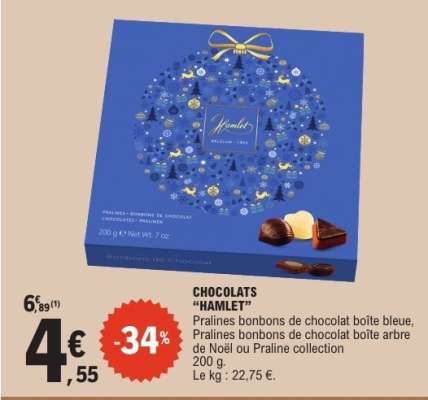 CHOCOLATS “HAMLET”