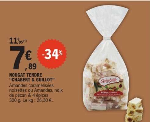 Nougat Tendre "Chabert & Guillot"