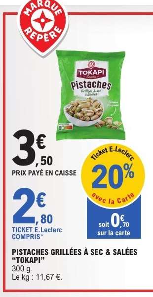 Pistaches Grillées à Sec & Salées 'Tokapi'