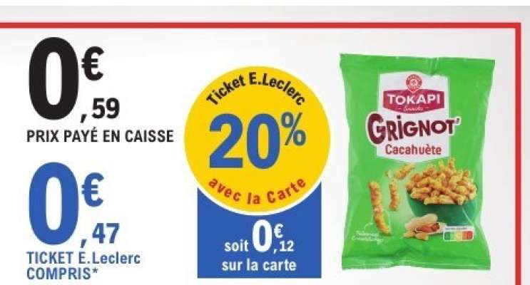 TOKAPI Grignot' Cacahuète