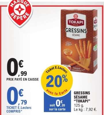 GRESSINS SÉSAME "TOKAPI"