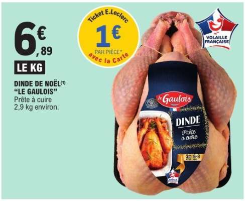 DINDE DE NOËL 'LE GAULOIS'