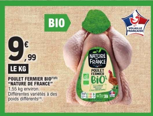 Poulet Fermier Bio Nature de France