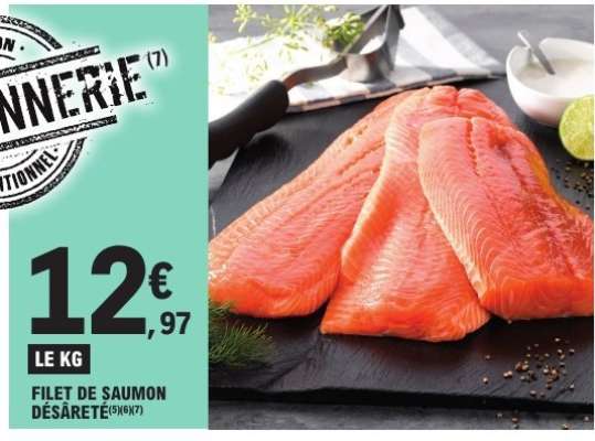 FILET DE SAUMON DÉSARÊTÉ