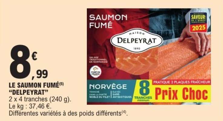 LE SAUMON FUMÉ "DELPEYRAT"