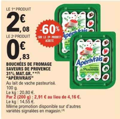 BOUCHÉES DE FROMAGE SAVEURS DE PROVENCE