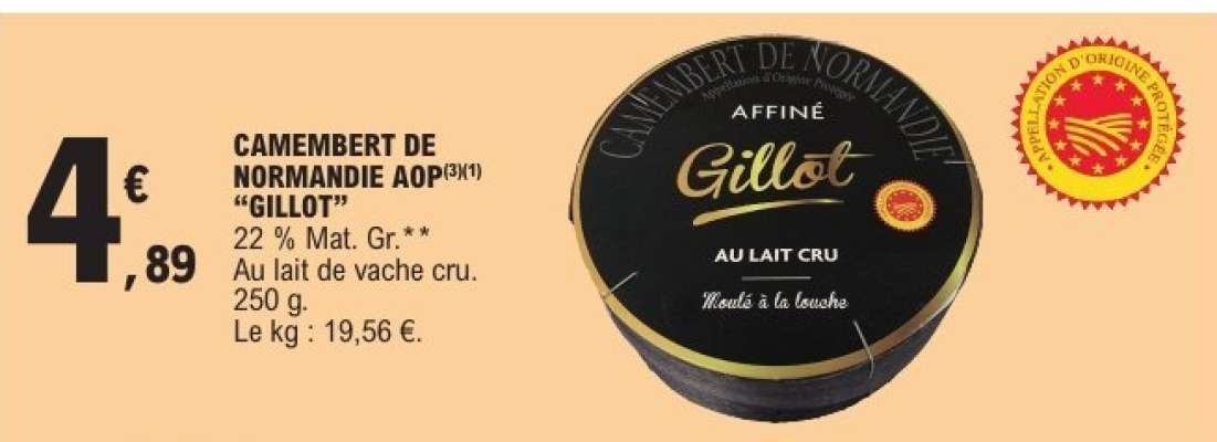 Camembert de Normandie AOP "Gillot"