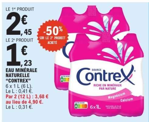 Eau Minérale Naturelle Contrex