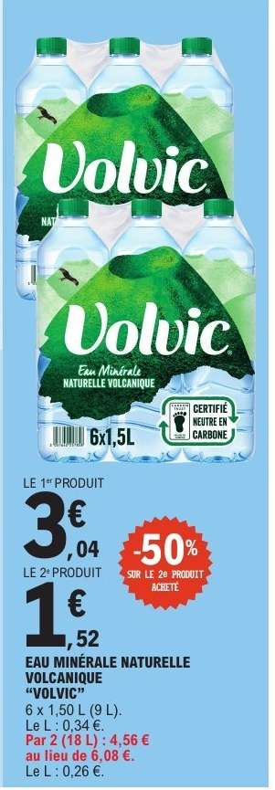 Volvic Eau Minérale Naturelle Volcanique