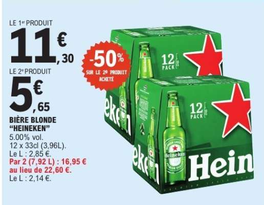 Bière Blonde Heineken*