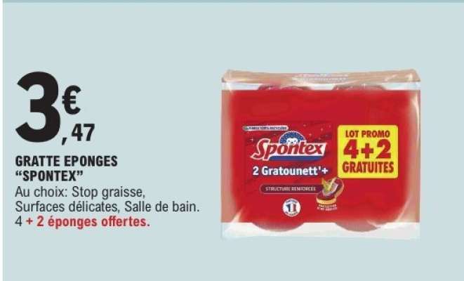 Gratte Eponges Spontex