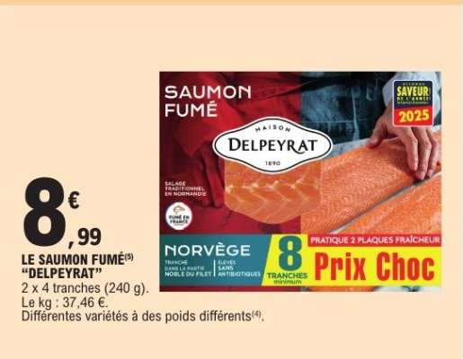 LE SAUMON FUMÉ "DELPEYRAT"