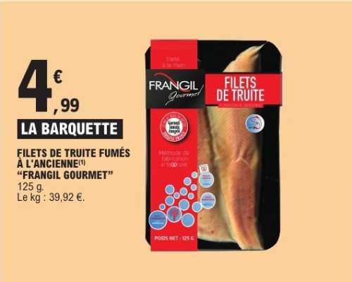 FILETS DE TRUITE FUMÉS À L'ANCIENNE 'FRANGIL GOURMET'