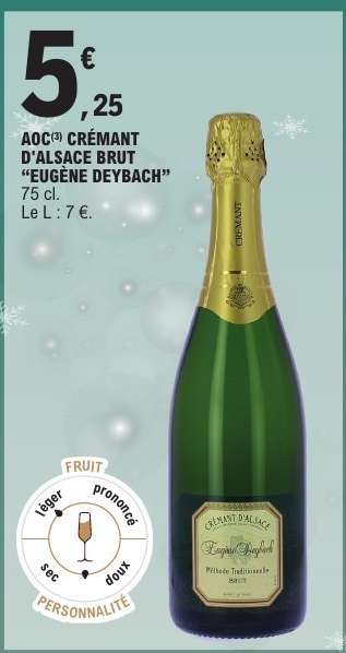 AOC Crémant d'Alsace Brut Eugène Deybach