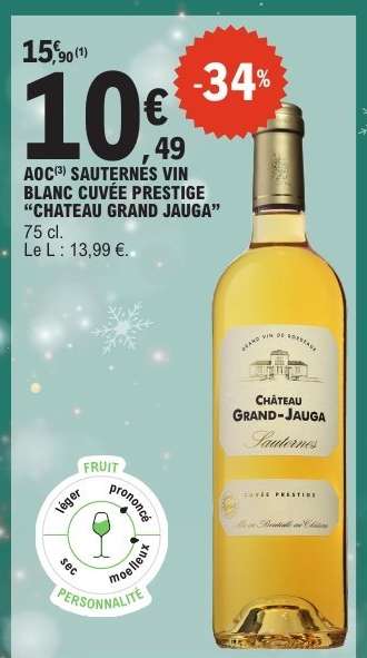 AOC Sauternes Vin Blanc Cuvée Prestige 'Chateau Grand Jauga'