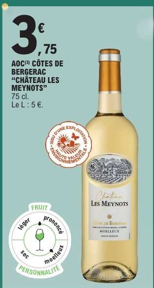 AOC CÔTES DE BERGERAC “CHÂTEAU LES MEYNOTS”