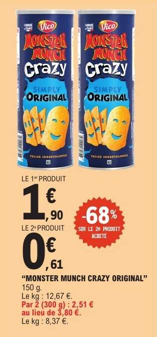 Monster Munch Crazy Original