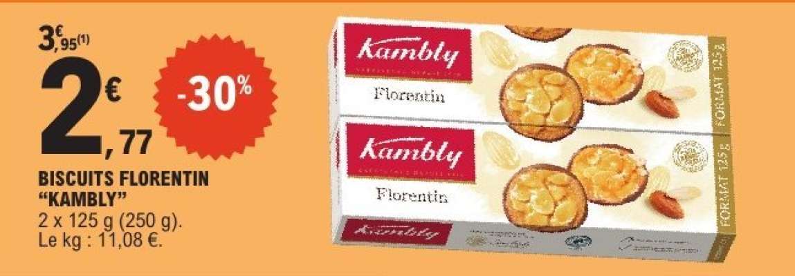 Biscuits Florentin Kambly