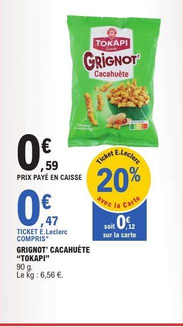 GRIGNOT' CACAHUÈTE "TOKAPI"