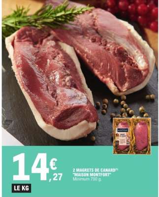 2 Magrets De Canard Maison Montfort