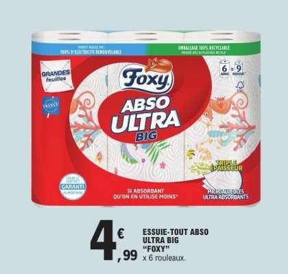 Essuie-Tout Abso Ultra Big Foxy