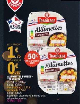 ALLUMETTES FUMÉES "TRADILÈGE"