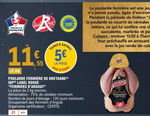 POULARDE FERMIERE DE BRETAGNE