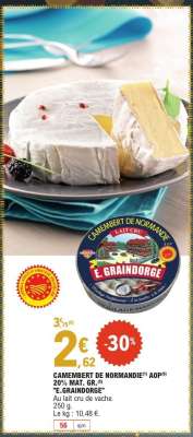 CAMEMBERT DE NORMANDIE AOP