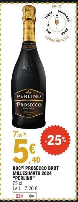 DOC PROSECCO BRUT MILLESIMATO 2024 "PERLINO"