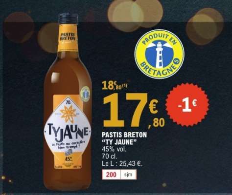 Pastis Breton "Ty Jaune"