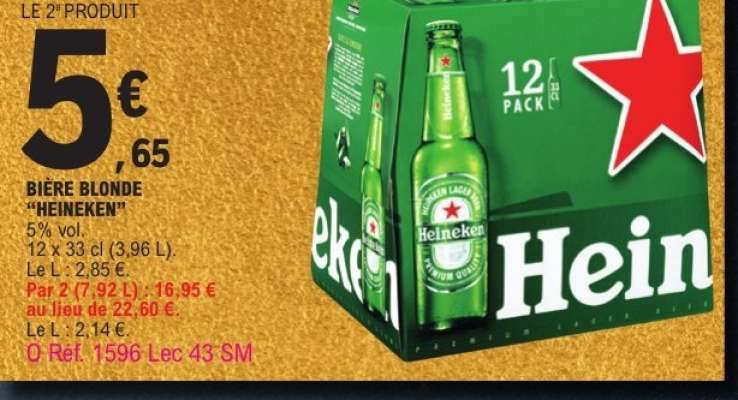 Bière Blonde Heineken*