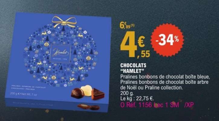 CHOCOLATS “HAMLET”