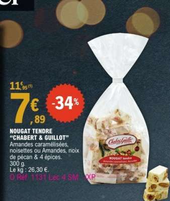 Nougat Tendre "Chabert & Guillot"