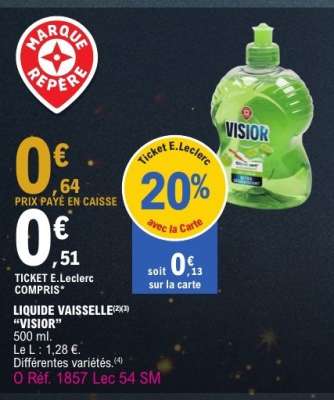 LIQUIDE VAISSELLE "VISIOR"