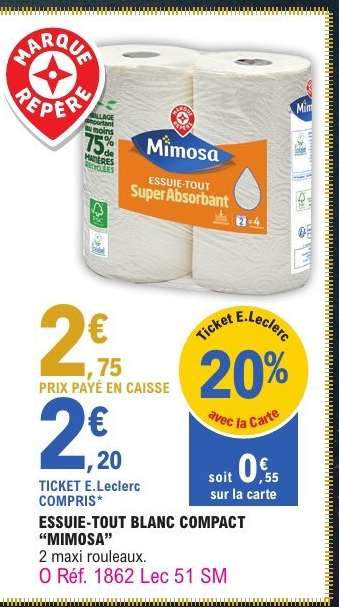 ESSUIE-TOUT BLANC COMPACT “MIMOSA”