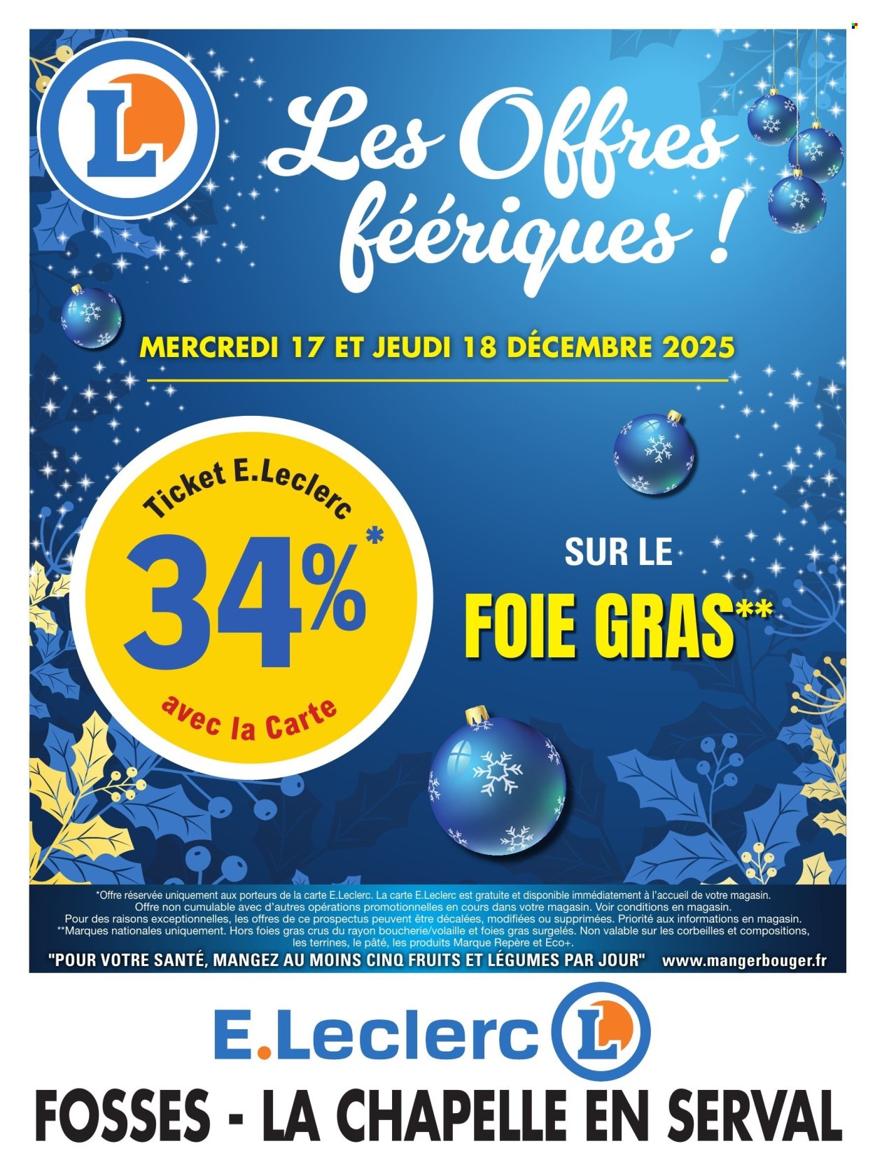 Catalogue E.Leclerc - 17/12/2025 - 19/12/2025. Page 1